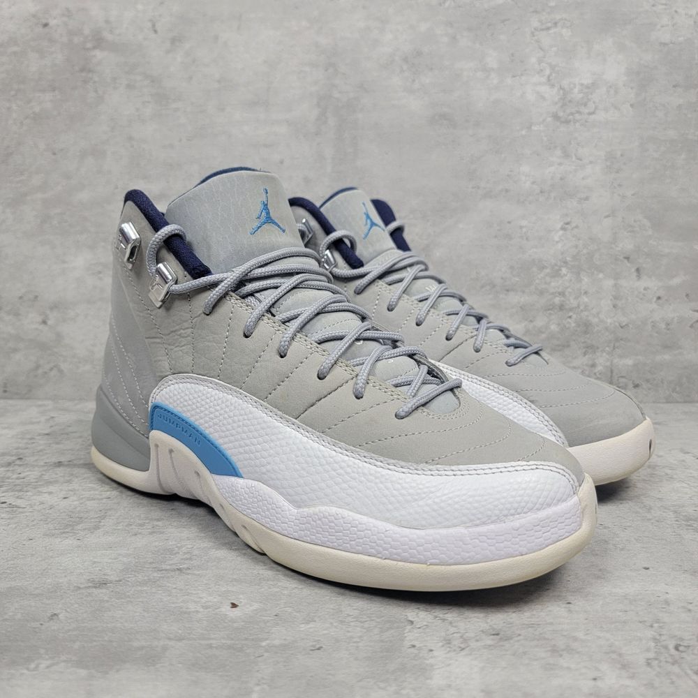 Nike Air Jordan 12 Retro University Blue Grey‎ 153265-007 Size 6.5Y Womens 8